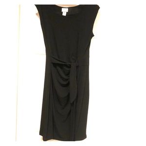 Timeless black maternity dress